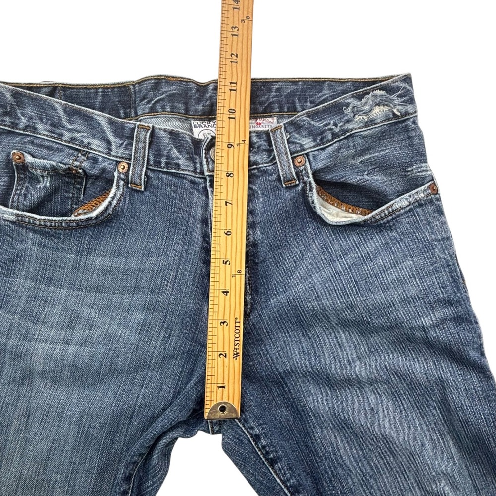 Lucky Brand Dungarees Slim Bootleg Jeans American Classic Womens Size 31‎ - Picture 15 of 16